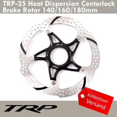 TRP TRP-25 Heat Dispersion Centerlock MTB Bike Disc Bremsscheiben 140/160/180mm