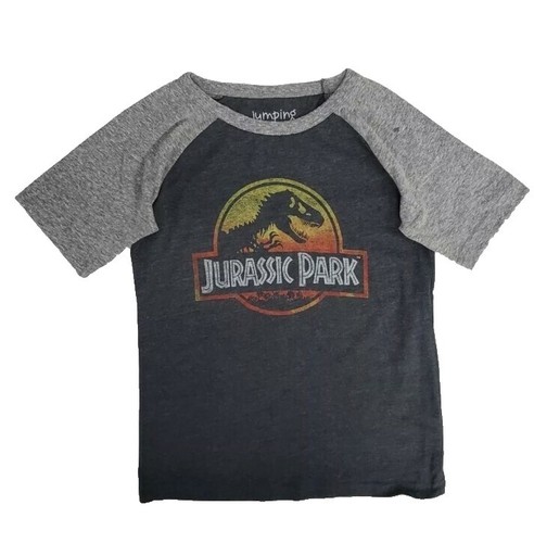 Jurassic Park T Shirt Mens M Medium Gray Crew Neck Short Sleeve | eBay