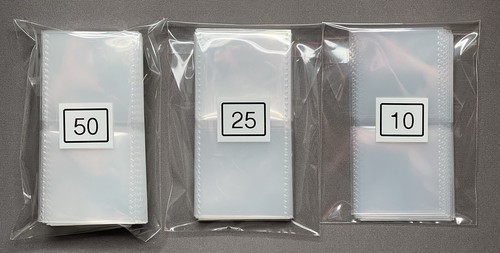 10 Pack 2x2 inch Guardhouse Shield PCGS Coin Flip Sleeve - PVC Free/Archive Safe - Picture 3 of 3