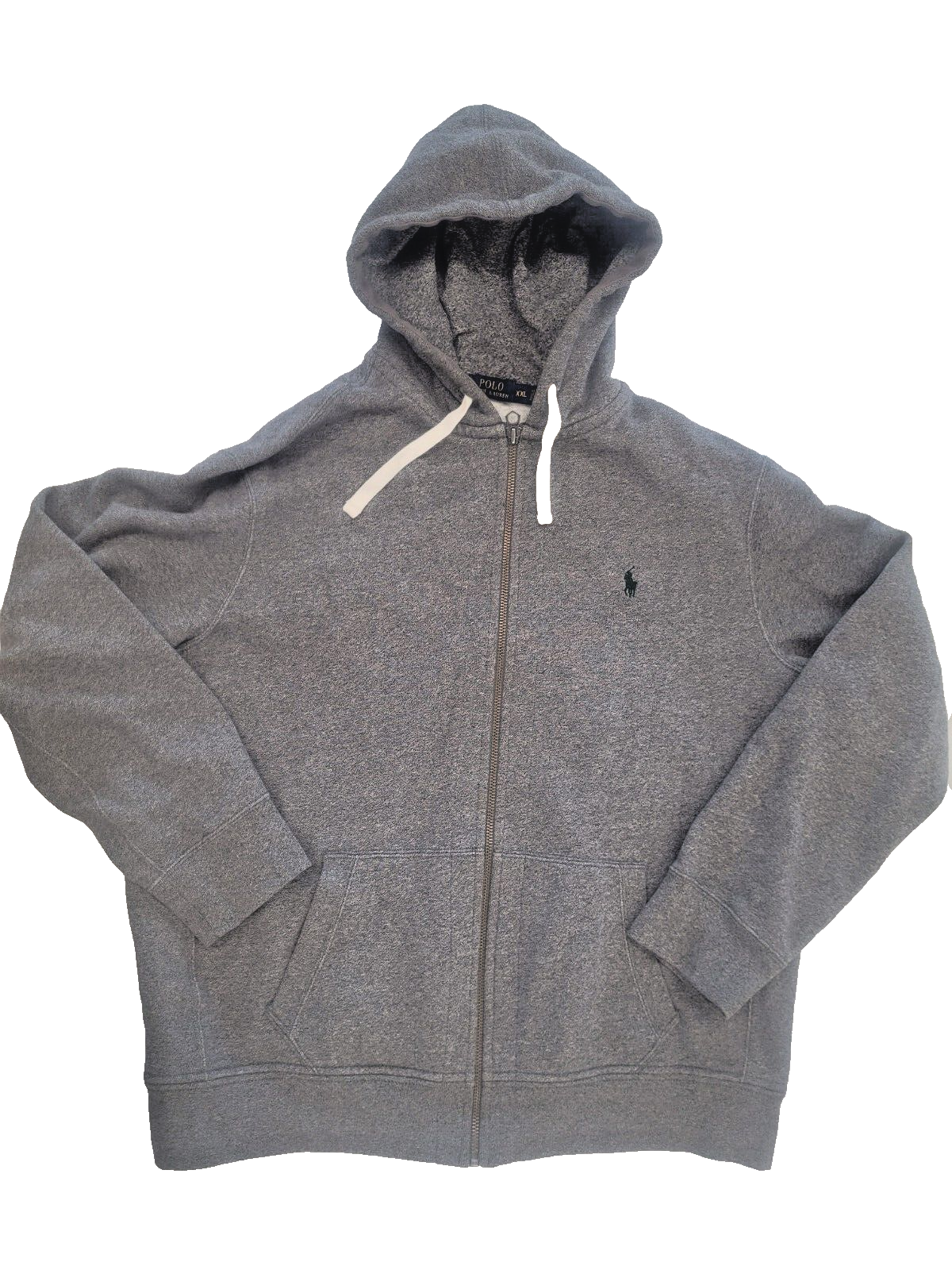 Felpa con cappuccio e zip intera pesante Polo Ralph Lauren usata in ottime condizioni Waffle Pony taglia XXL