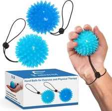 Hand Grip Strenthener - Squeeze Balls for 2 Stück (1er Pack), Blue 
