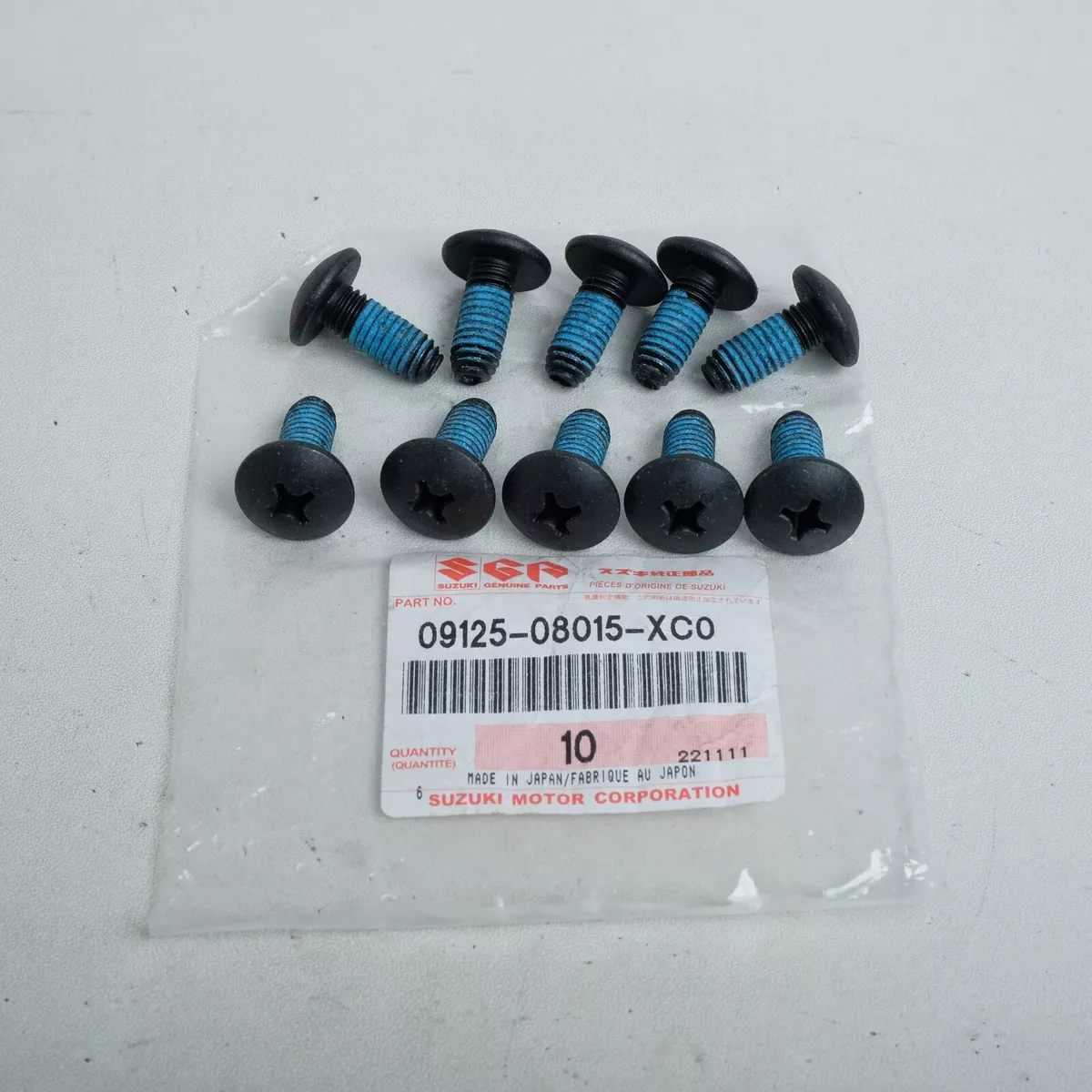 Suzuki Samurai 1985-1995 Screw 8X20 10 PCS Genuine OEM 09125-08015