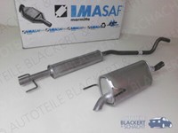 Imasaf Auspuffset Mitteltopf+Endtopf für Opel Astra G Caravan 1.2 16V 1998-2004