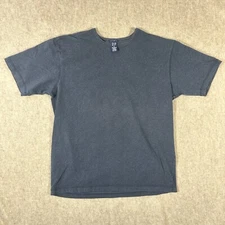 Gap Vintage Tee Round Neck Navy Blue Solid T-Shirt Cotton XL Women Essential