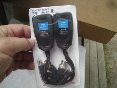 Passive Video & Power Balun transmitter pair PV/PVD/PVA - HD-CVI/TVI/AHD NEW!