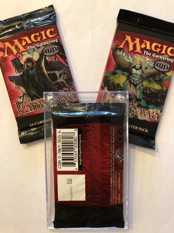 Magic The Gathering (3) Champions of Kamigawa Factory Sealed Booster Packs - Image 2 of 2