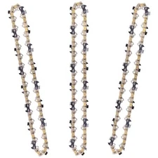 3 Saw Chains 3/8" 55TG 1.3mm 40cm Compatible Chainsaw Half Chisel Handle Einhell