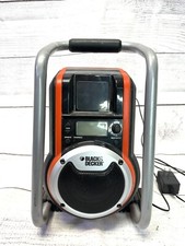 Black  Decker Digital MP3 Worksite Radio Portable Speaker DR100B Type 1 - Works