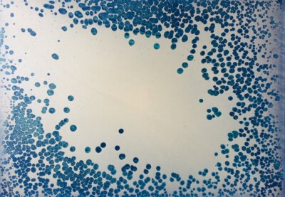 Acryl Pouring ''raindrops'' Unikat - 50x70 cm