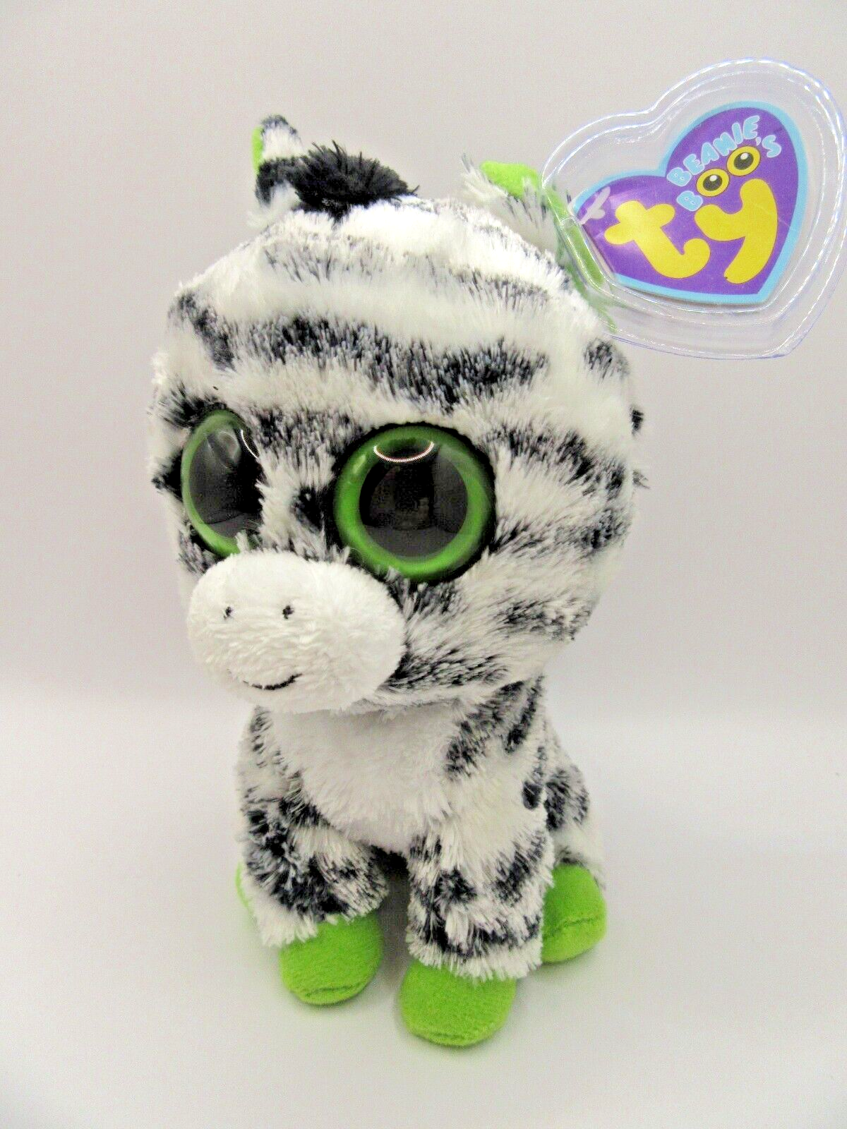 TY BEANIE BABY BOO'S - ZIG-ZAG - ZEBRA - MINT CONDITION  - RETIRED WITH TAGS