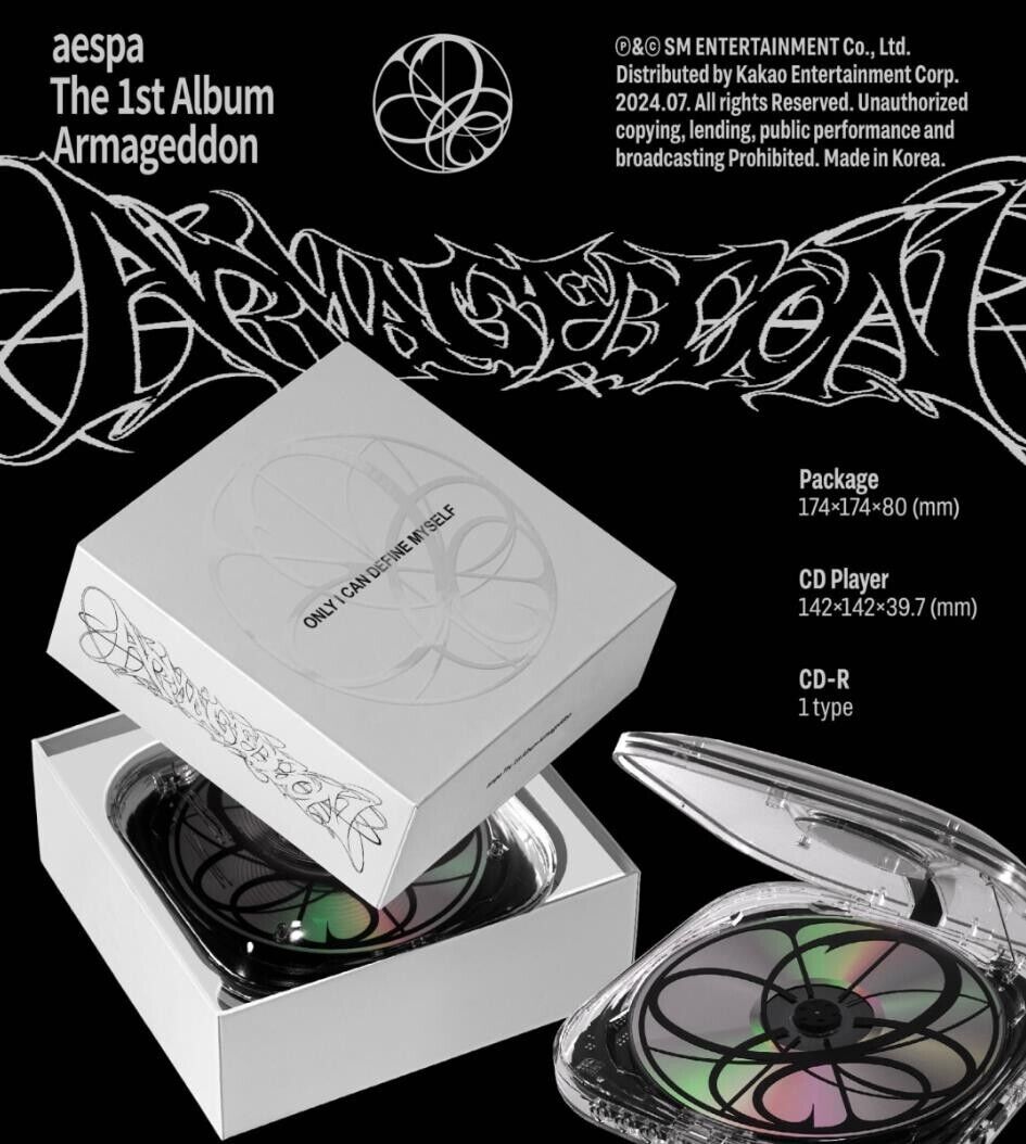 aespa The 1st Album Armageddon K-POP CDP Ver. + CD + aespa The 1st Album Armageddon K-POP CDP Ver. + CD +