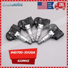 Set of 4 Tire TPMS Sensor 40700-3VU0A For 2014 2015 2016 2017 Nissan Rogue NEW