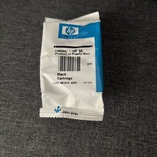 Genuine HP 56 Black Ink Cartridge Sealed New OEM