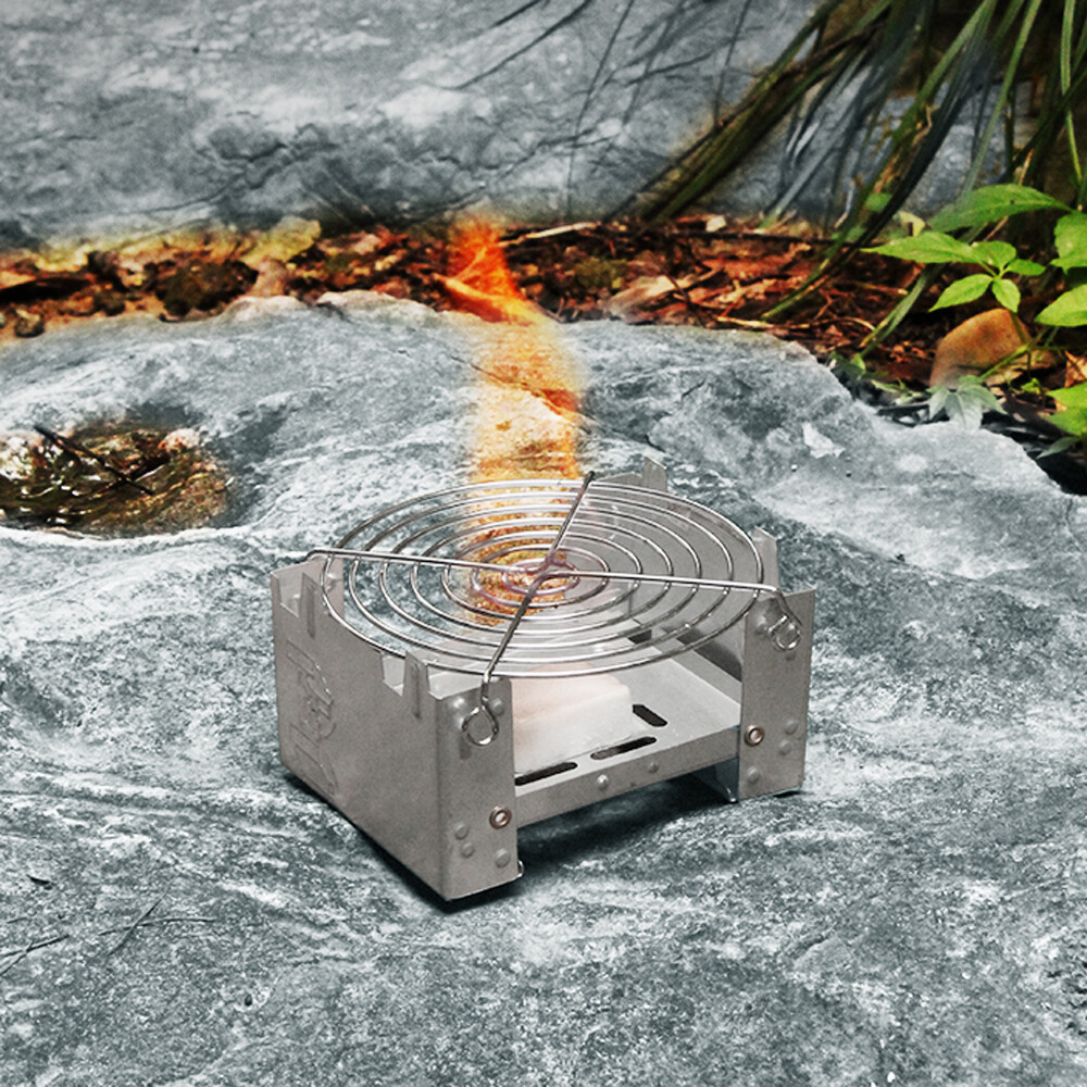 Portable Camping Alcohol Stove Solid Alcohol Fuel Folding Stove Outdoor BBQ  A7G5 | eBay