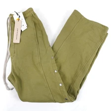 Rick Owens DRKSHDW Cotton Pusher Pants In Sage Green W/ Pockets Women's Size XS
