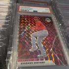 2021 PANINI MOSAIC RED MOSAIC SHOHEI OHTANI CARD #179 PSA 9