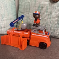 Paw Patrol Big Truck Pups Zuma Transforming Rescue Truck Complete Rare