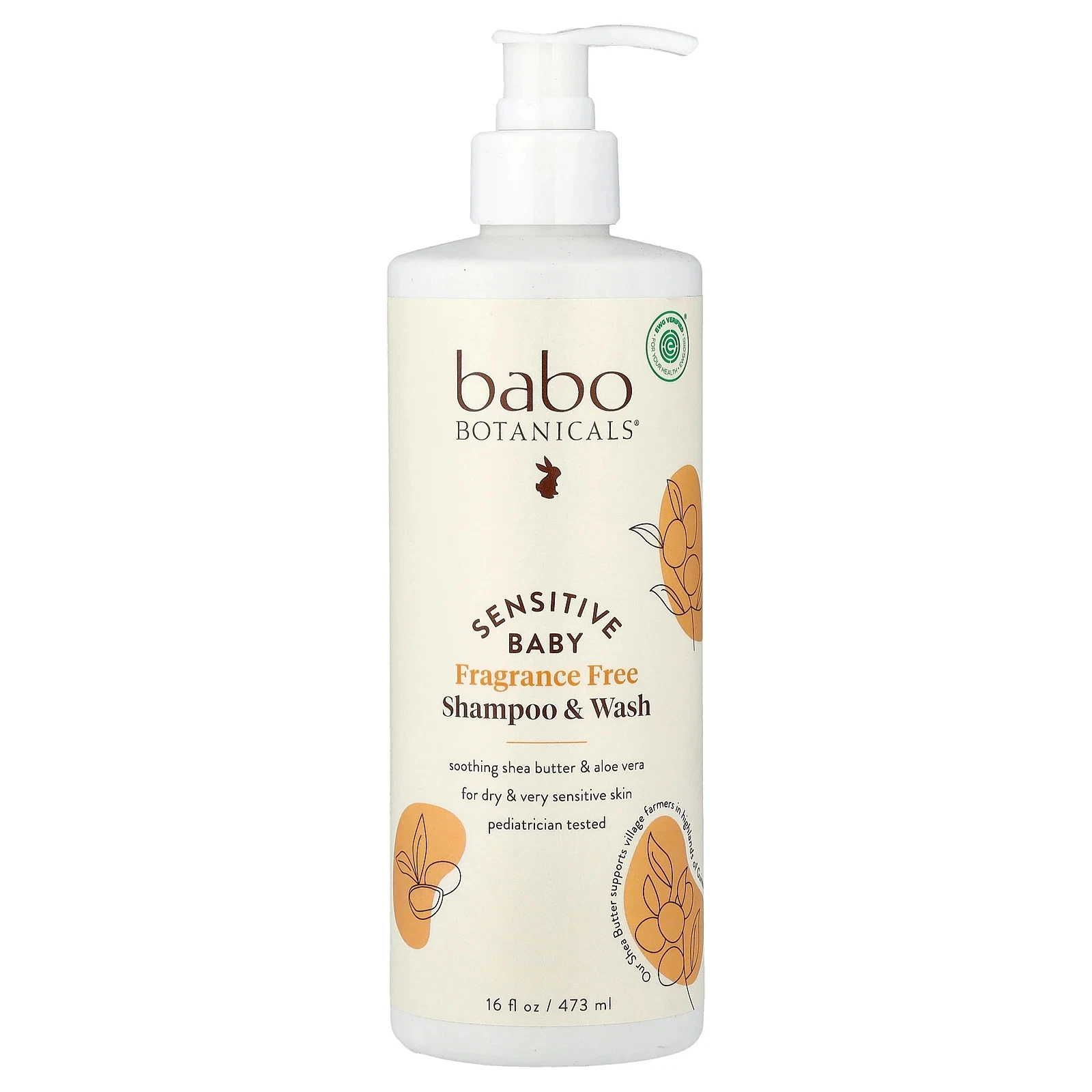 Sensitive Baby, Shampoo & Wash, Fragrance Free, 16 fl oz (473 ml)
Opens in a new window or tab