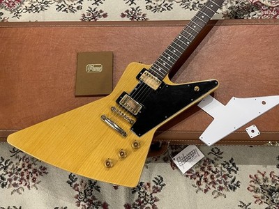 Gibson Custom Shop 1958 Korina Explorer Reissue White Pickguard s/n 841902