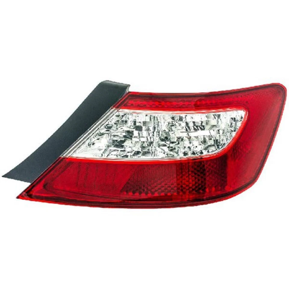 Luz trasera derecha transparente y roja Dorman 1611175 para Honda Civic 2006-2008 Foto 4 de 4