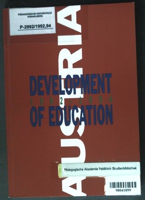 Austria: Development of Education 1992-1994;