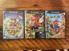 Mario Party 5, 6, 7 Lot All CiB Tested Mario Party Games for GameCube.
