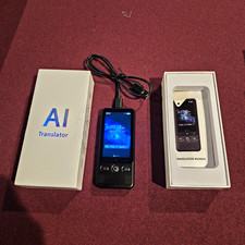 Handheld AI Translator Device, English/Spanish, Battery, USB