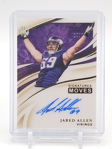 JARED ALLEN 2020 IMMACULATE SIGNATURES MOVES AUTO 25/25 #SM-JA VIKINGS Q5384