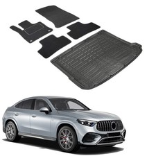 Kofferraumwanne Fu&szlig;matten Set F&uuml;r Mercedes GLC Class C254 Ab 2023 Coupe
