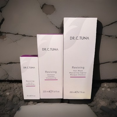 FARMASi Dr C Tuna Reviving Shampoo 7.6oz, Mask 6.7oz & Hair Oil 1oz w/ Capixyl