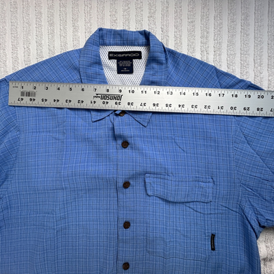 Chemise homme boutonnée ventilée Exofficio taille L pêche
