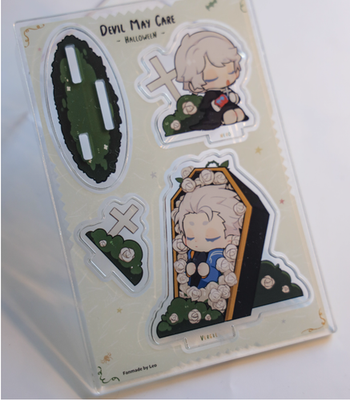 DEVIL MAY CRY Vergil Dante Acrylic Stand Figure Colored Paper
