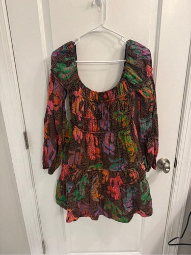 FARM Rio Wild Leopards Mini Dress Size XS