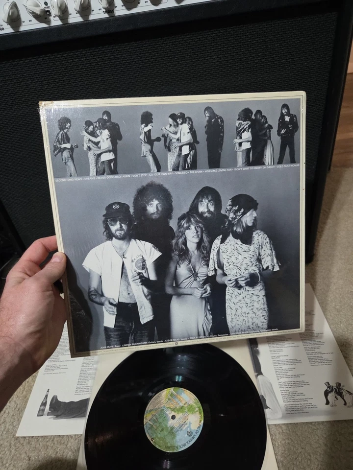 Fleetwood Mac Rumours Lp Vinyl 1977 1st Press Shrink/Hype/Insert NM-/NM- - Image 4 of 4