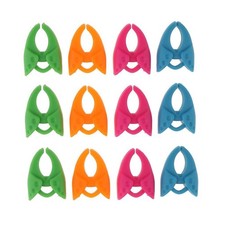 12Pcs Bobbin Thread Clips Silicone Clamp For Dressmaking