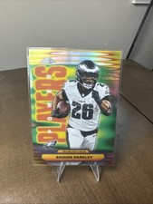 2025 topps chrome saquon barkley power players refractor new release🔥🔥🔥