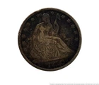 1850 O New Orleans Seated Liberty Fine Silver 50C Half Dollar Coin
