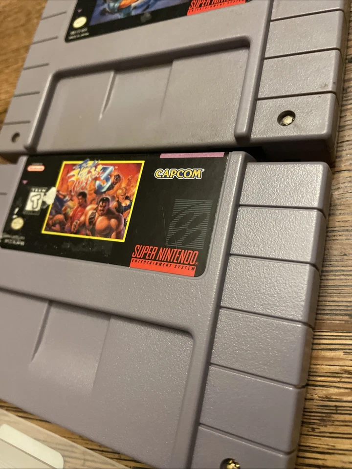 Final Fight 1-3 SNES (Super Nintendo 1995) Подлинная Игровая Карта Протестировано 3 Игры Лот - Изображение 2 из 4