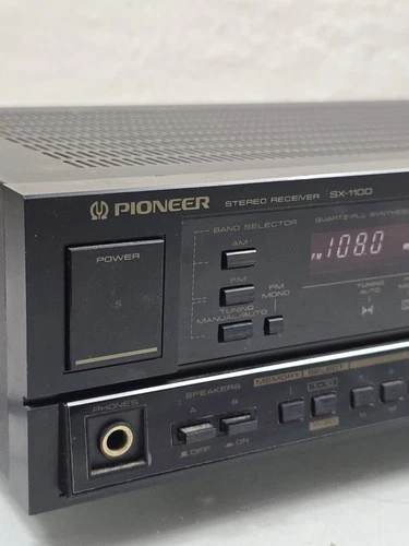 Vintage Pioneer SX-1100 Stereo Receiver 5 Band EQ with Phono Input Tested