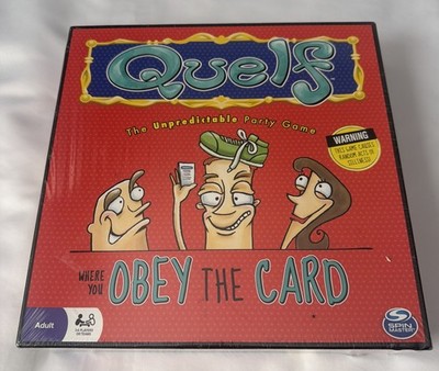 Quelf Obey The Card Board Game 2012 Spin Master Factory Sealed New
