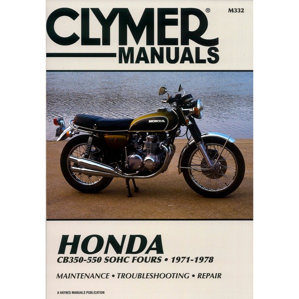 Honda CB350-550 Sohc Fours 1971-1978 Workshop Manual Clymer-image