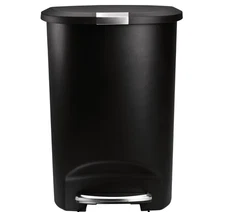 Simplehuman 13 gal./50 ltr. Semi-Round Step Trash Can