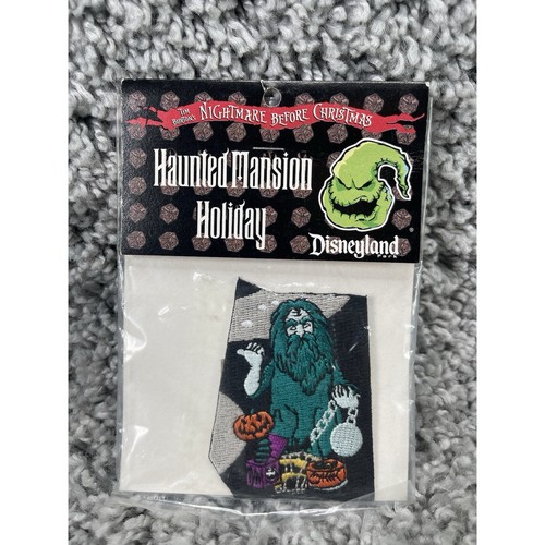 Disneyland Haunted Mansion Holiday Patch 2003 Hitch Hiking Ghost New Sealed - Picture 4 of 9