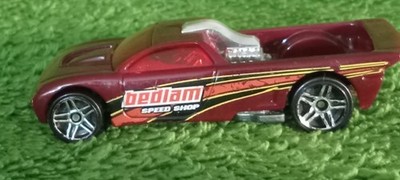 2003 Hot Wheels Maroon Bedlam RED 1:64 Scale all metal chassis. very nice