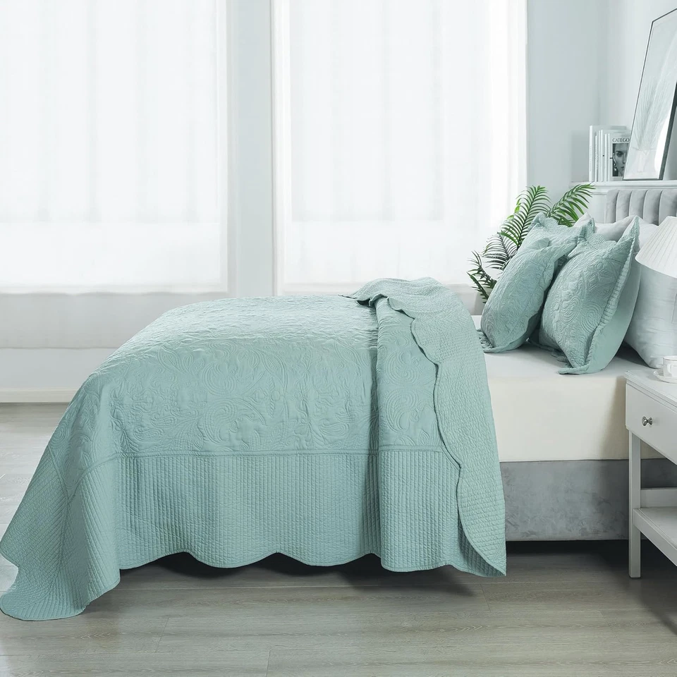 California King Quilts - Oversized King Bedspreads 128X120, Rustic Bedding Sets - Image 3 of 4