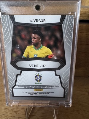 Vini Jr 2024-25 Panini Obsidian Volcanic Patch Auto /99 Brazil