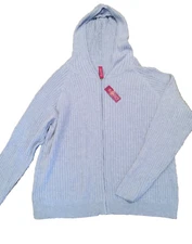 NWT! Women's Gitano Zipper Hooded Sweater - Size 22/24W