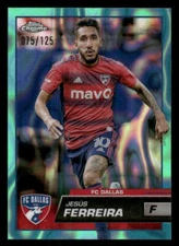 2023 Topps Chrome MLS Jesús Ferreira Aqua Lava Refractor SN #41 Card #/125