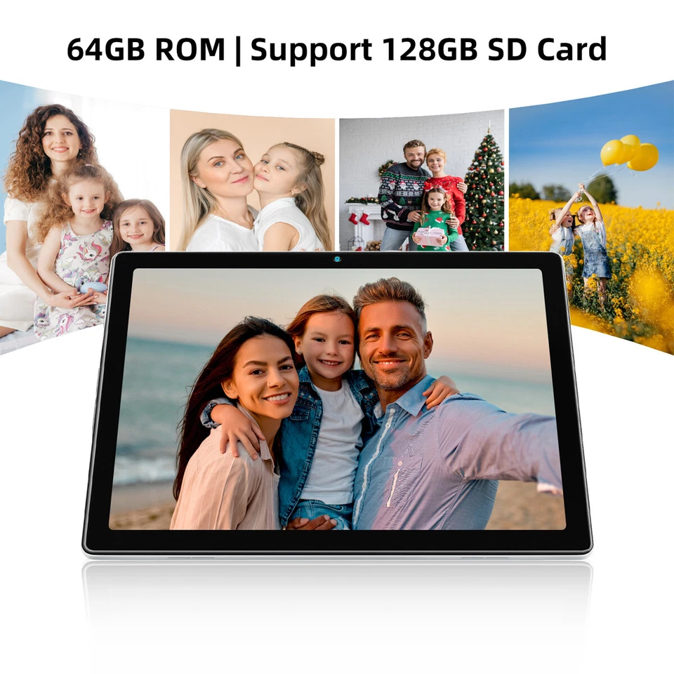 Tablet 10.1 inch Android 13 Tablet 6GB RAM 64GB Quad Core 1280*800 HD IPS Screen - Image 2 of 4