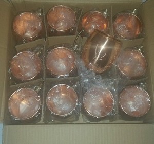 grey goose copper mug